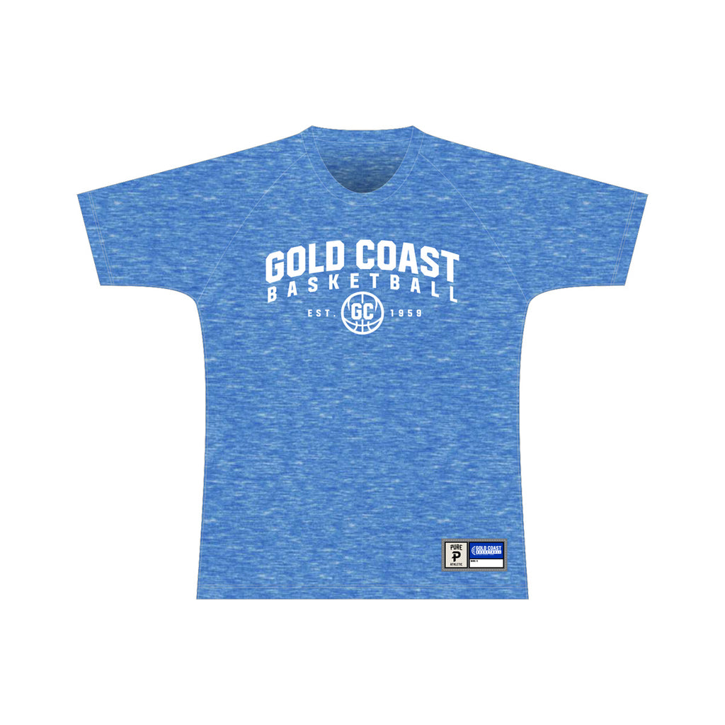 GCB DRY FIT AW TEE - BLUE MARLE