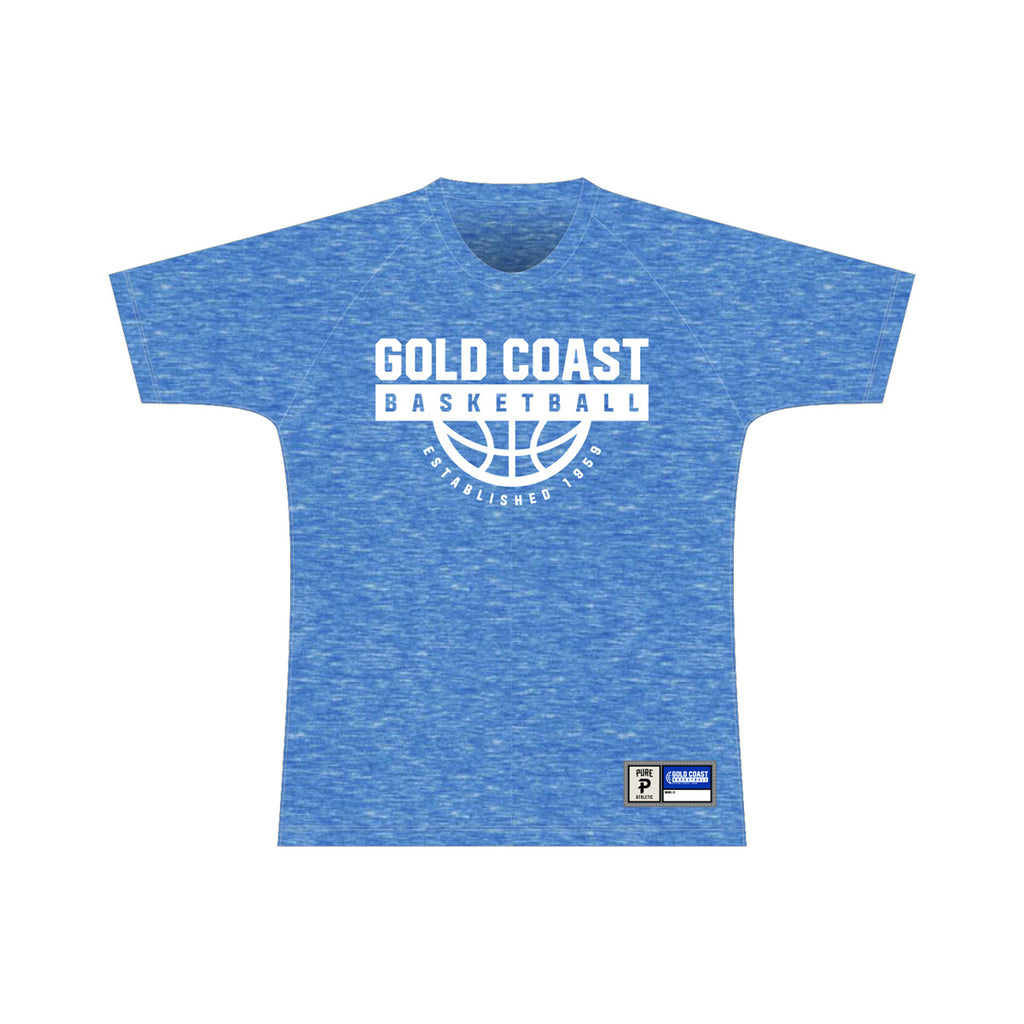GCB DRY FIT BW TEE - BLUE MARLE