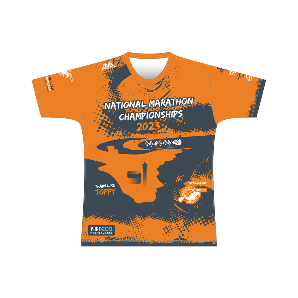 AO National Marathon Champs 2023 - Ladies Tee - Orange