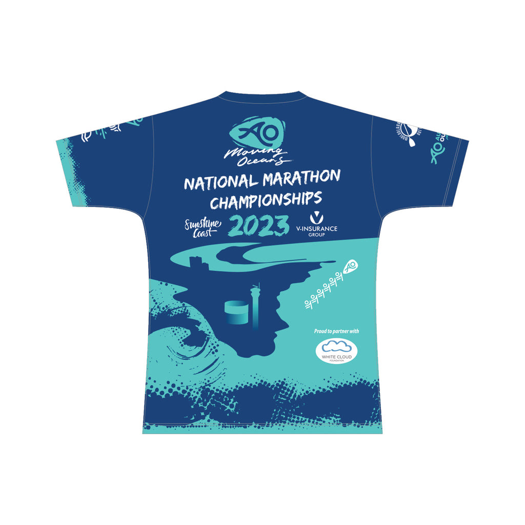 AO National Marathon Champs 2023 - Mens Tee - Blue