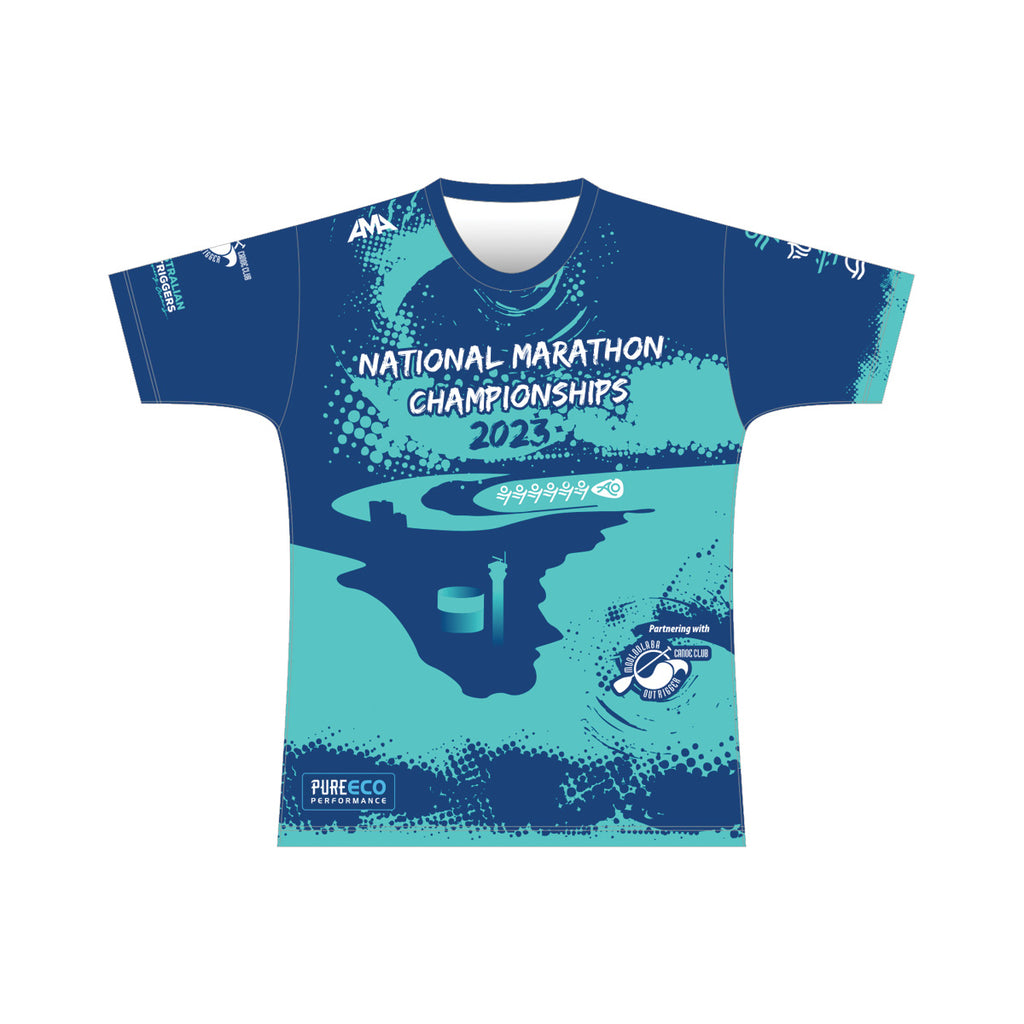 AO National Marathon Champs 2023 - Ladies Tee - Blue