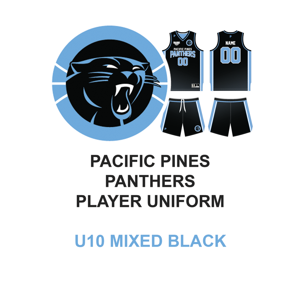 Pacific Pines Panthers - Player Uniform - U10 Mixed Blue