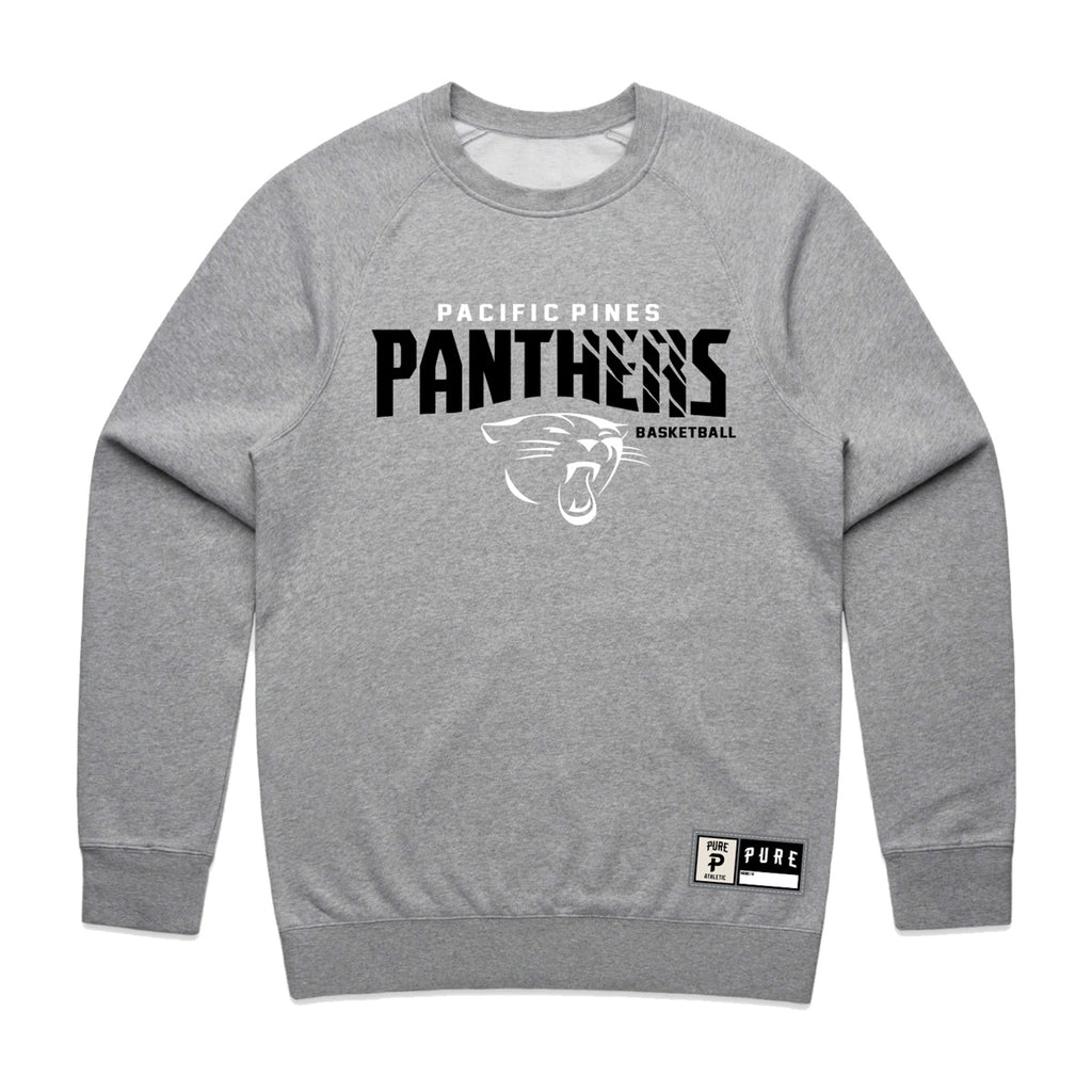 Pacific Pines Panthers Crew - Grey Marle