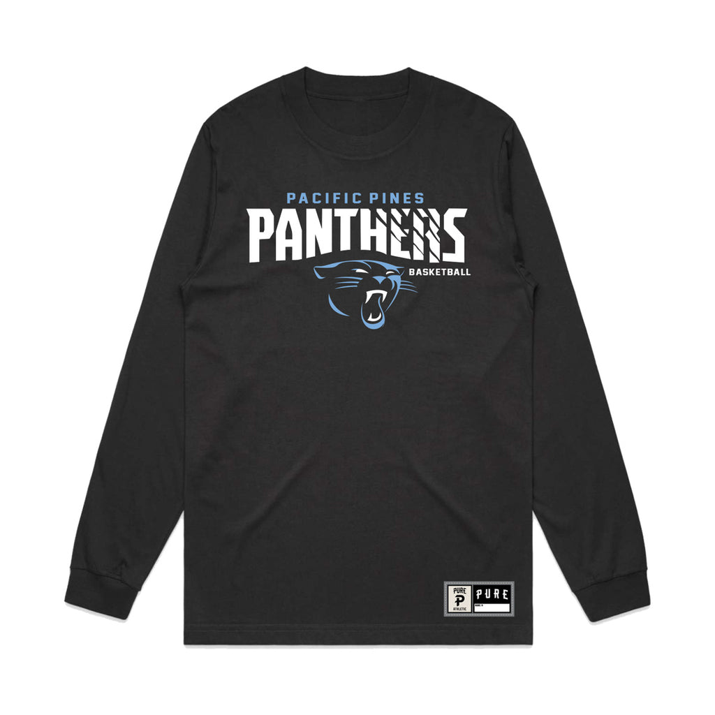 Pacific Pines Panthers LS Tee - Black