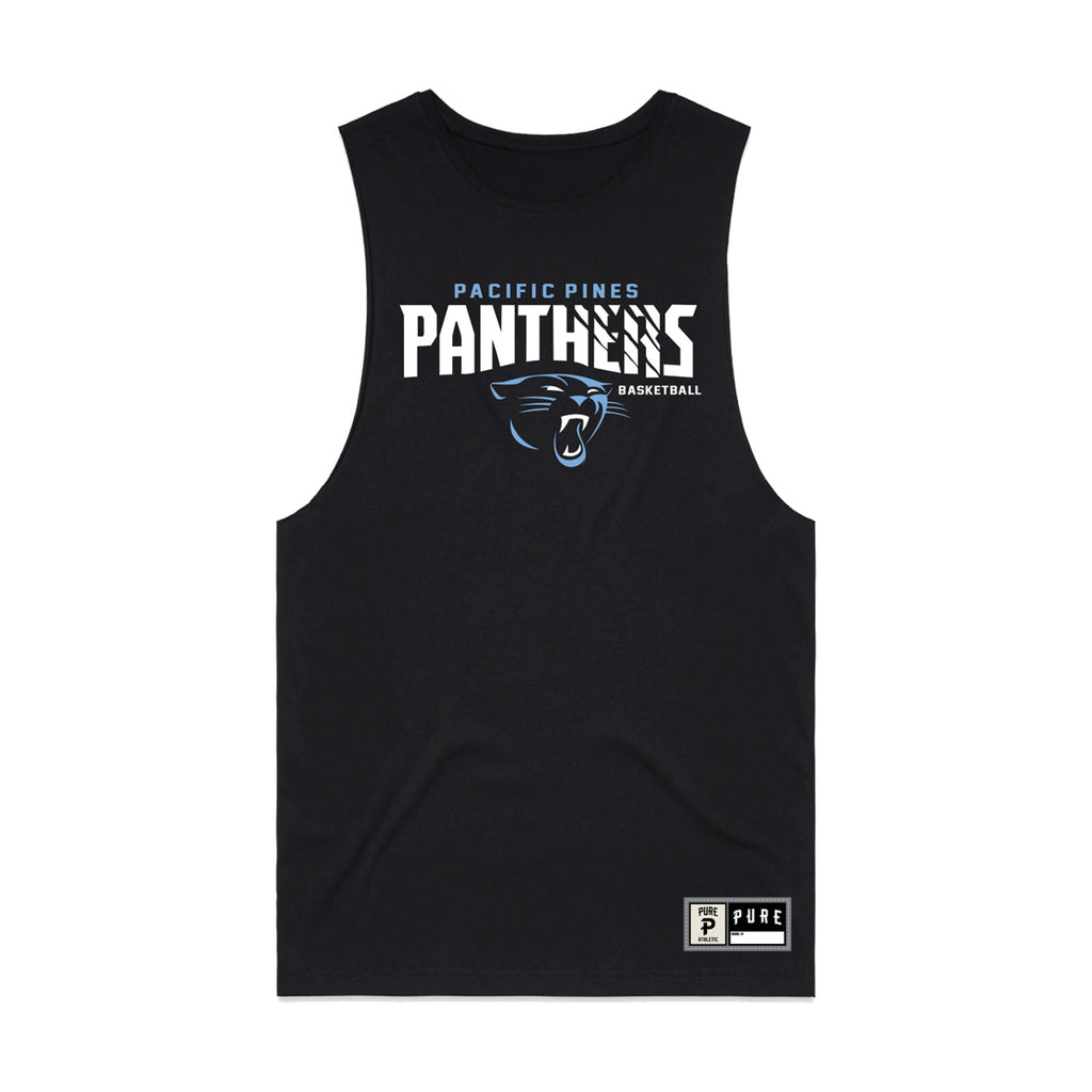 Pacific Pines Panthers Tank - Black